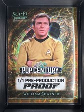 2026 Leaf Pop Century William Shatner GOLD Kaleidoscope 1/1 Pre-Production 