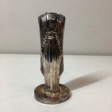 Vintage Ilias Lalaounis Sterling Silver Greek Candle Stick