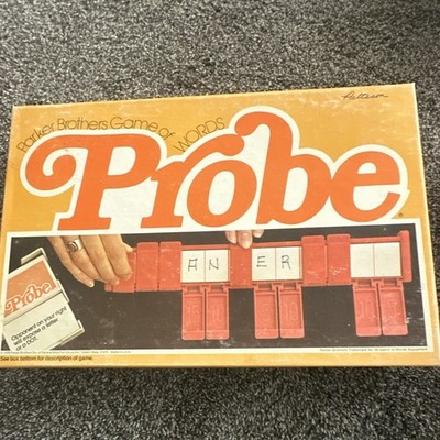 Vintage. Parker Brothers Probe Word Game 2+ Players 8+ Vintage 1970 MPN 2210