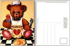 Postal de chef Continental Ice Cream Bear