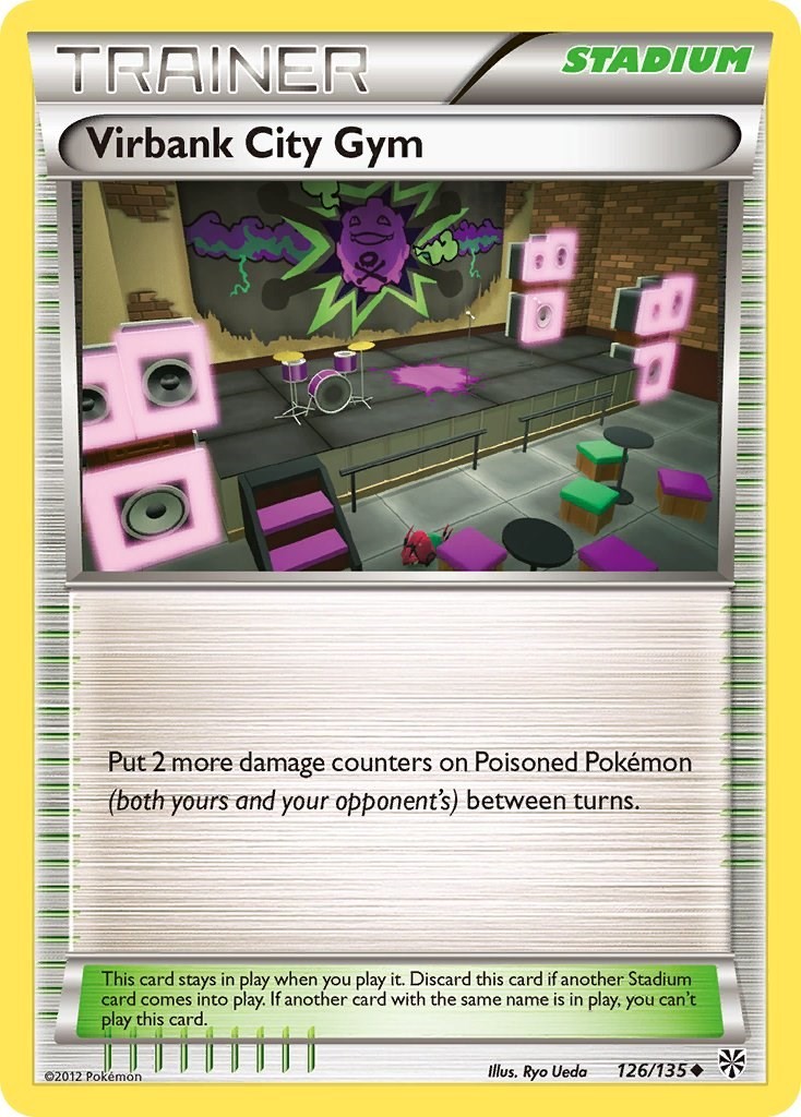 Virbank City Gym Plasma Storm 126/135 LP Pokemon