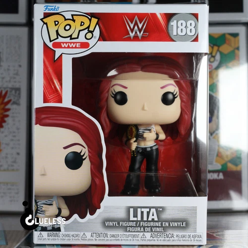 Funko Pop! WWE Lita #188 and Pop Protector