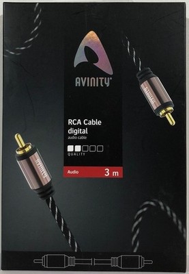Avinity RCA Digitalkabel, 3,0m, vergoldet, 00127059