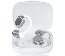 Bluetooth Over-Ear Wireless Headphones IPX5 Water-Resistant White/Silver