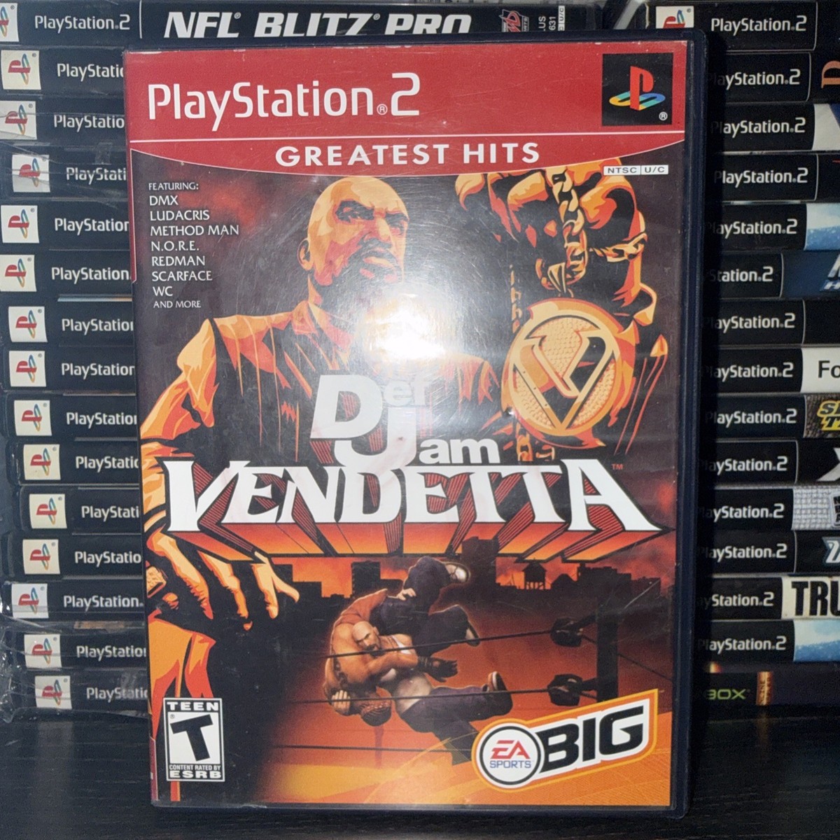 Sony PlayStation 2 (PS2) - Def Jam Vendetta + Case - Boot Tested