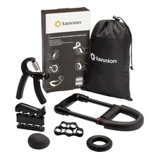 TANNION 6-Piece Hand Grip Strengthener Forearm Workout Resistance Set