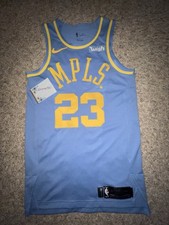 LeBron James Jersey Nike Jordan 44 Authentic Medium Los Angeles Lakers Classic