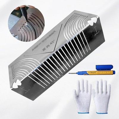 2025 Precision flex angle & arc marking tool, Adjustable Dual-Purpose Angle &