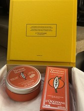 L'Occitane VERVEINE MANDARINE eau De Toilette Melting Body Cream 3.3oz each NB