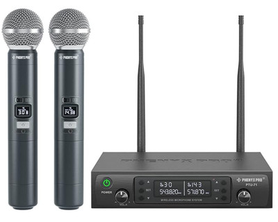Phenyx PTU 71 Funkmikrofone Set