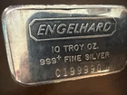 Engelhard 10 Oz .999+ Fine Silver Bar #C199990