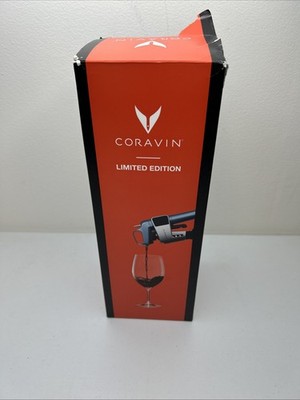 Coravin Limited Edition Wine Preservation System Steel Blue New Open Box