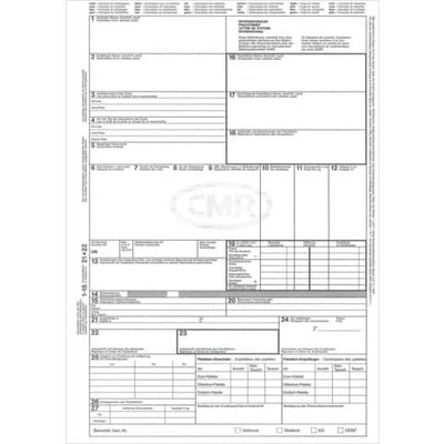 1 bis 10x RNK Verlag Vordruck ''Internationaler Frachtbrief (CMR)'' BIS 21% RABATT