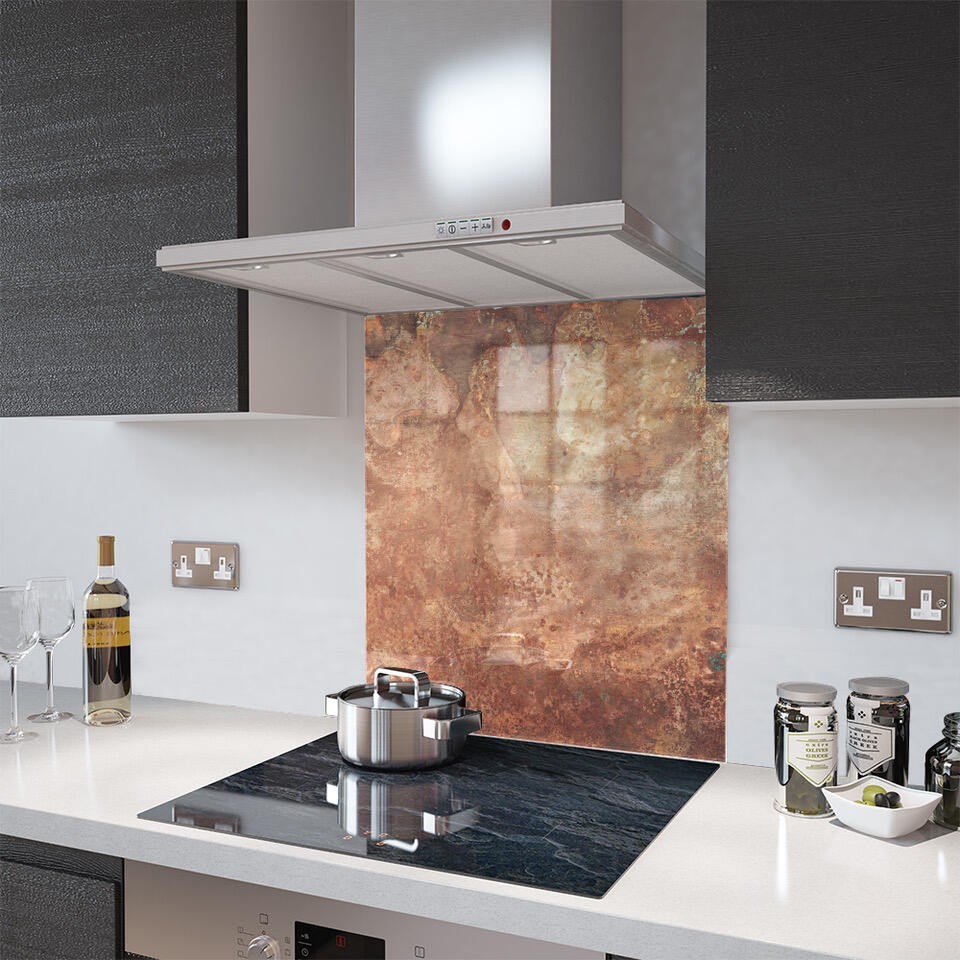 Pare-splash Acrylique Premier Range - Design Tempête, 5mm, Avec Accessoires - Neuf UK