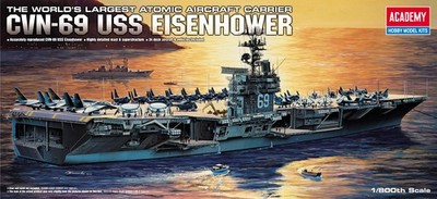 Academy 14212 1/800 U.S.S. CVN-69 EISENHOWER **SONDERPREIS**