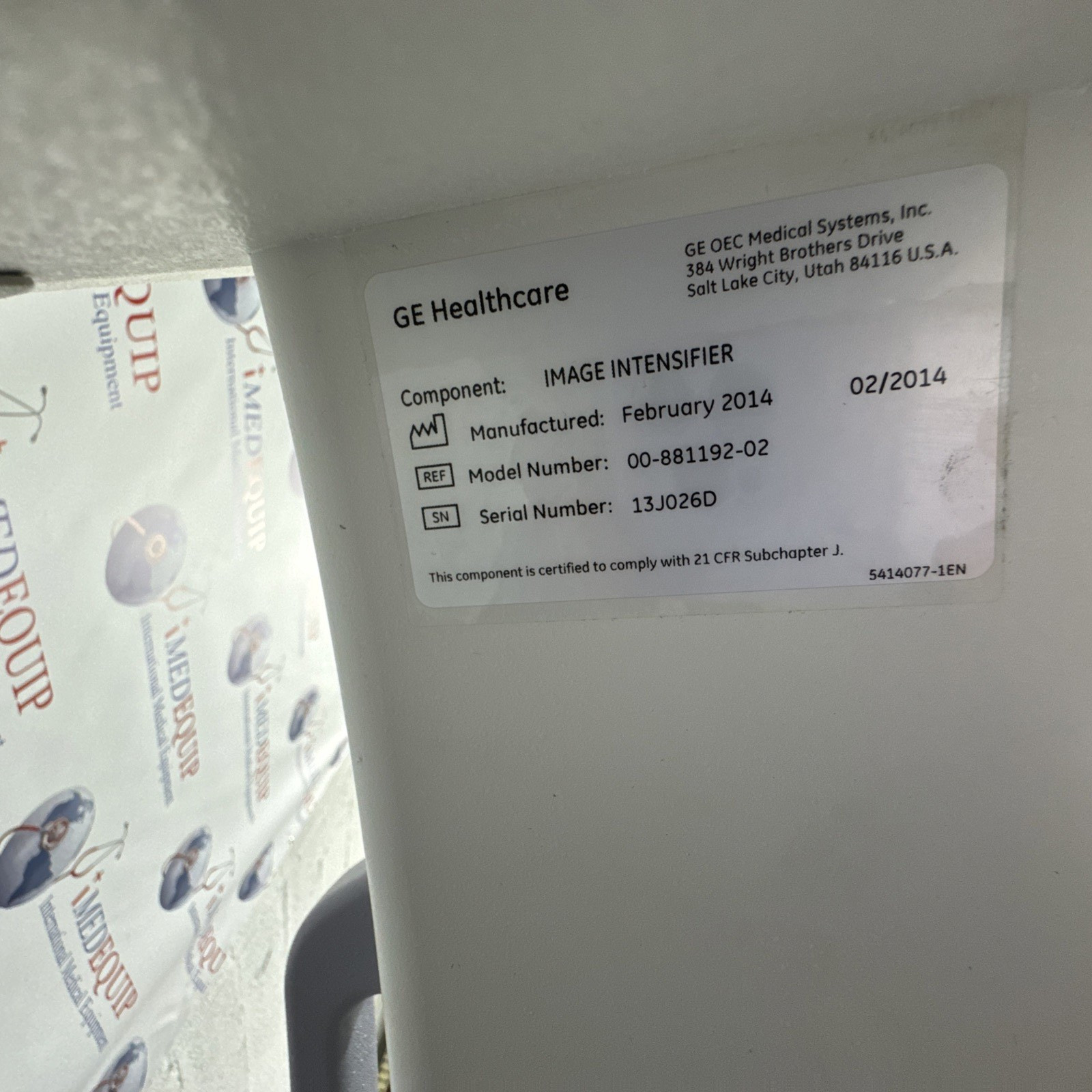 GE OEC 9900 Elite C-Arm