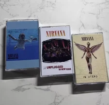 3PACK  Nirvana Nevermind Cassette Tape Songs Cassette Retro fully sealed