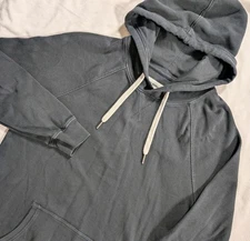 The Normal Brand Waffle Hoodie Men’s Medium Black Pullover Sweater Classic