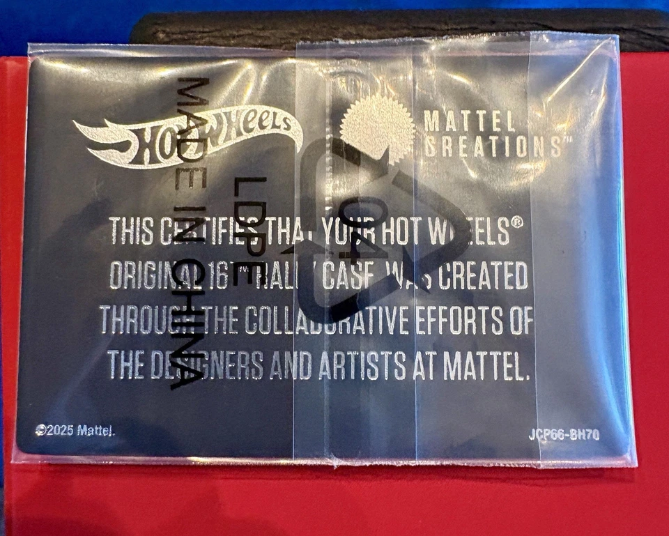 2025 Hot Wheels RLC 80th Anniversary Original Sweet 16 Red Custom ‘67 Firebird - Image 3 of 4