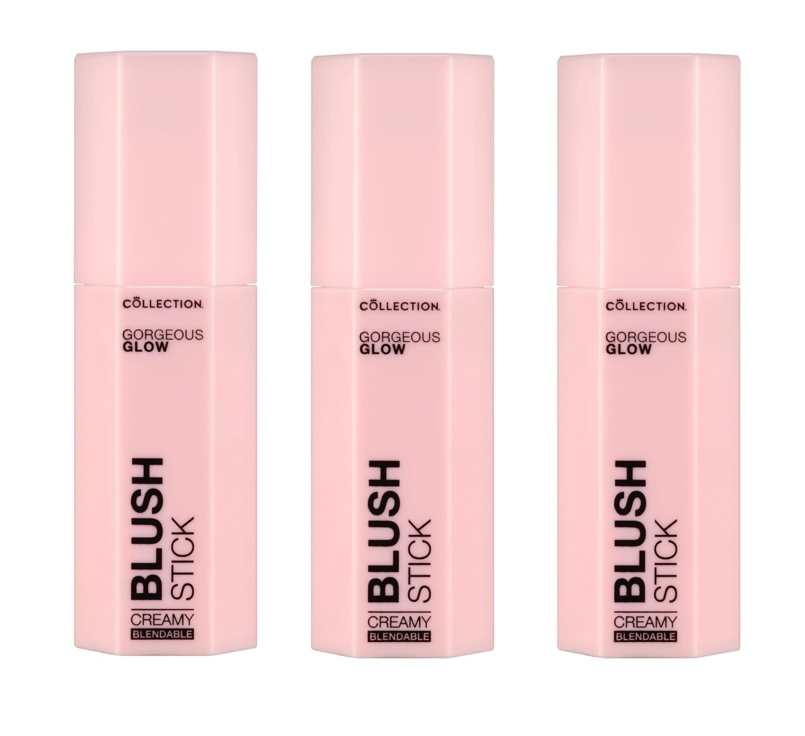 3pcs Collection Gorgeous Glow Blush Stick | All Shade 4 Peach |