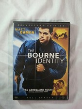 The Bourne Identity Full Screen Collectors Edition DVD 2002 Universal Matt Damon