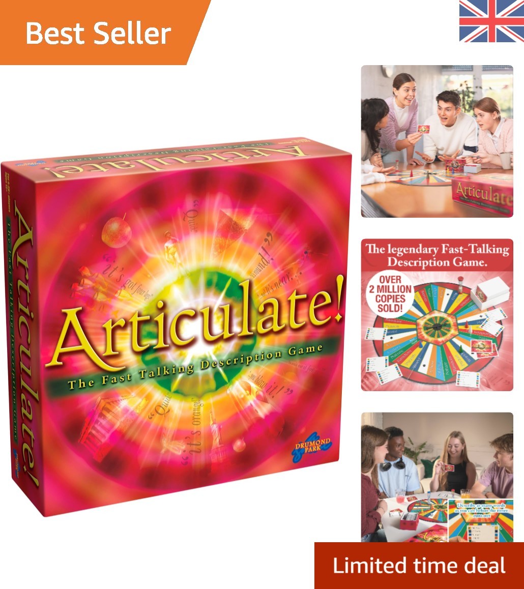 Interactive Articulate Board Game: 4-20+ Players! Fun for Families & Friends 12+