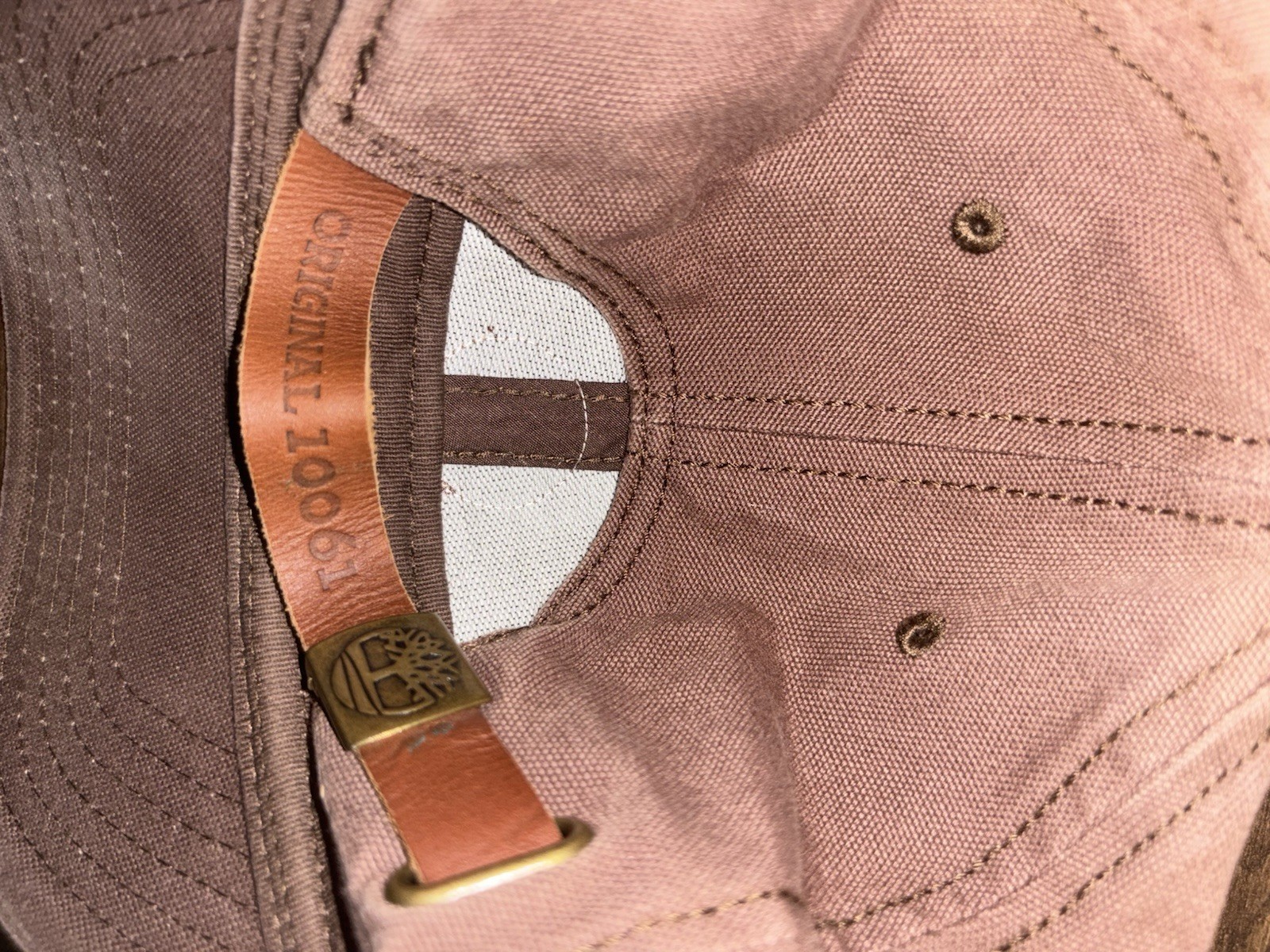 Timberland Brown Adjustable Baseball Cap Men One … - image 2