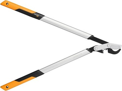 Fiskars PowerGear X Bypass-Getriebeastschere für frisches Holz, Astschere Garten