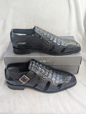 Size 10W Men's Stacy Adams Calzada Genuine Leather Classy City Sandals