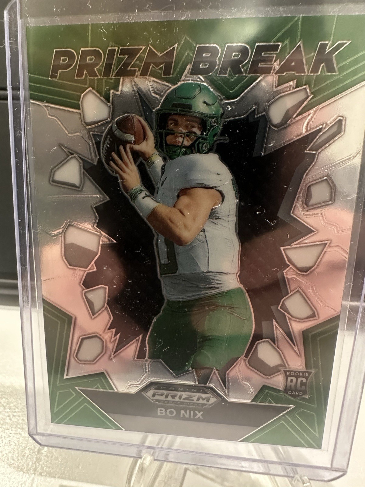 2024 Panini Prizm Draft Picks - Prizm Break Bo Nix #PB-BNX (RC)