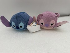 Disney Tsum Tsum Petite Stitch And Angel 4 Plush New