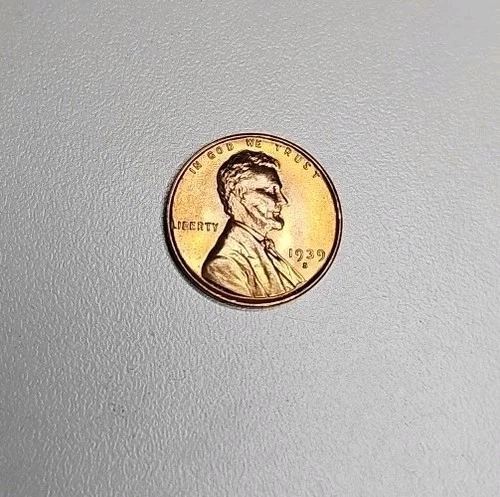 1939-S Lincoln Wheat Penny Cent ~ Gem BU (red)