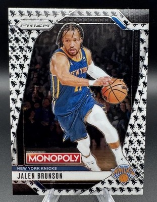 2024-25 Panini Prizm Monopoly Jalen Brunson B&W MONOPOLY MAN RARE #40 Knicks