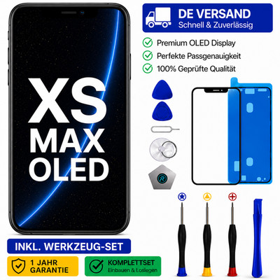 Für iPhone XS Max OLED Display Bildschirm HD Ersatz Touchscreen Reparatur Set