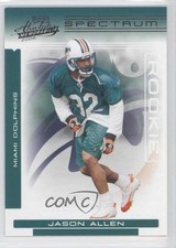 2006 Playoff Absolute Memorabilia Rookie Spectrum Black 44/100 Jason Allen 9ap