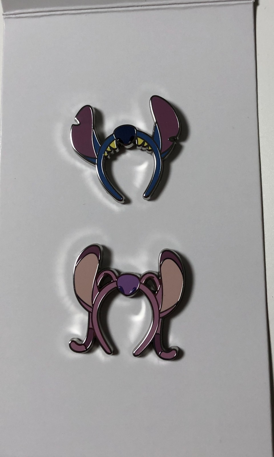 Tokyo Disney Resort Stitch Angel Headband Pin Set TDR Limited Trading Pins