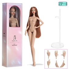 Brown Hair 32cm Fashion 12" 1/6 BJD Doll Supermodel Princess Doll Stands Hands