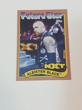 2018 Topps Heritage WWE BRONZE Border Parallel Future Star #92 Aleister Black RC