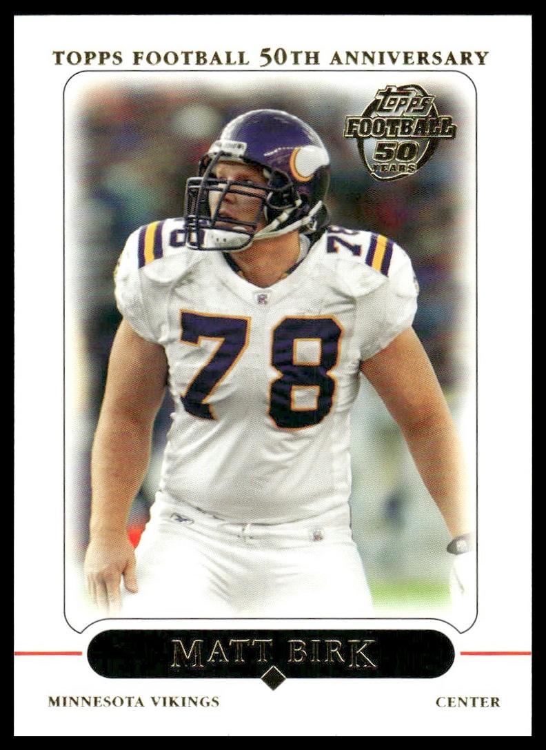 Matt Birk 2005 Topps #49 Minnesota Vikings