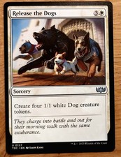 MTG Magic: Die Hunde loslassen, Release the Dogs, English Nearmint TOKENS