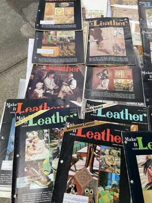 Vintage Make It With Leather  Magazine Lot Different Issues/PLUS OTHER PATTERNS