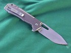 STEC S-TEC AO ASSISTED OPENING SILVER LINER LOCK FOLDING POCKET KNIFE NIB — photo 3