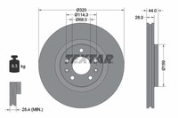 2Er-Set 2Er Set Bremsscheibe Textar 92195403 Renault 402060003R Renault 40206415