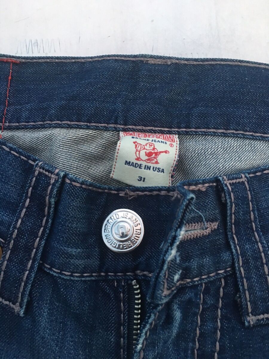 TRUE RELIGION RICKY BIG T SIZE 31 W 33 L NEW WITH TAGS MADE TRUE RELIGION RICKY BIG T SIZE 31 W 33 L NEW WITH TAGS MADE