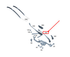 MERCEDES-BENZ EQS V297 Wischerarm vorne rechts RHD A2978204600 NEU ORIGINAL