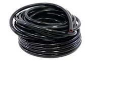HPS 1" ID Black High Temp Reinforced Silicone Heater Hose Tubing - 25 Feet Roll