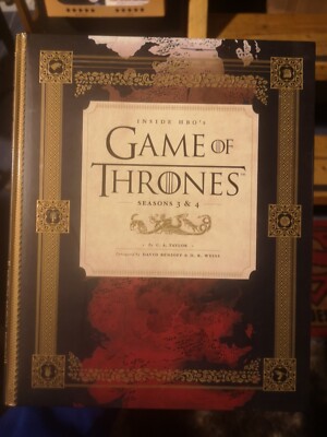 Inside HBO's Game Of Thrones Seasons 3&4 Hardback New TV Show New