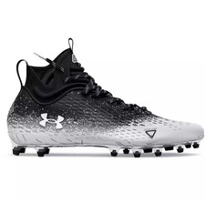 Under Armour Spotlight Lux MC 2.0 football cleats Sz 11.5 Black White New In Box