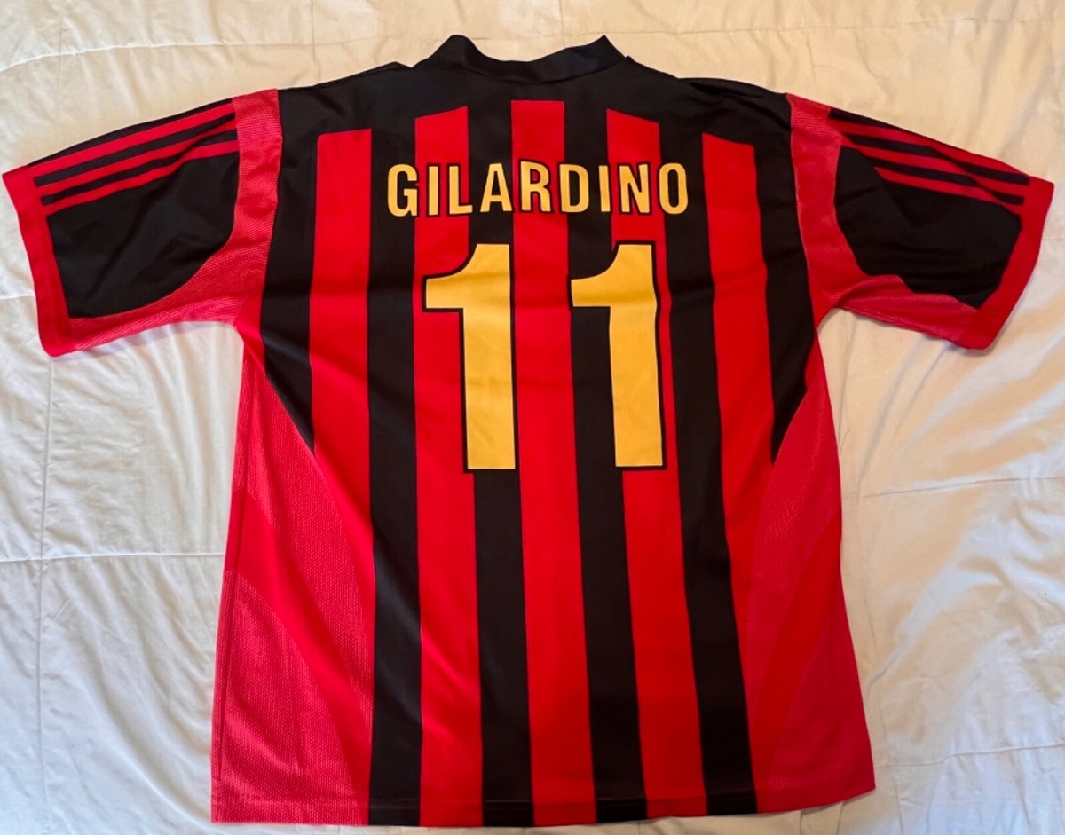 AC Milan Alberto Gilardino 2006 Soccer Jersey size XL football | eBay