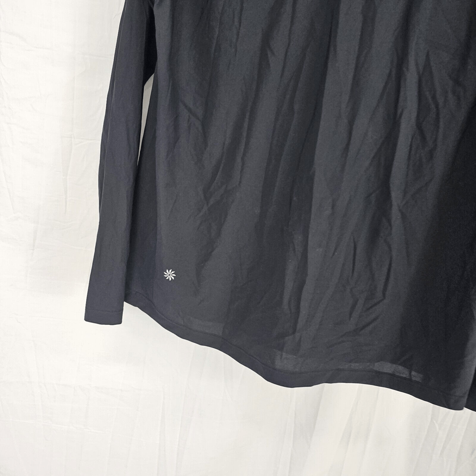 Athleta Solid Black Long Sleeve Active Rashguard … - image 6